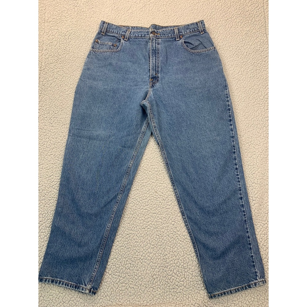 Vintage 1993 Levis 545 Jeans Mens‎ 40x30 Blue Loose Fit Orange Tab Cotton 90s